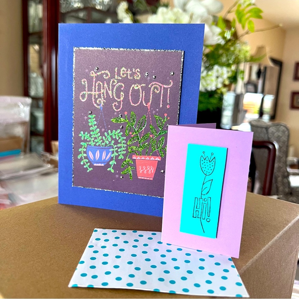 Let’s Hang Out 2 Greeting Cards Bundle